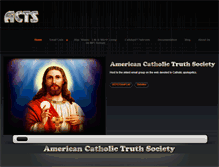 Tablet Screenshot of americancatholictruthsociety.com